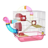 Gaiola Moradia Hamster Big House Fun - Rosa