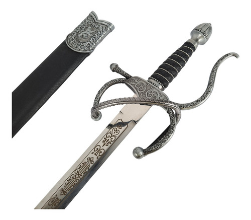 Espada Decorativa Colada Del Cid Com Bainha Coleção Presente