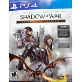 Juego Físico Ps4 Middle - Earth Shadow Of War Definitive Edt