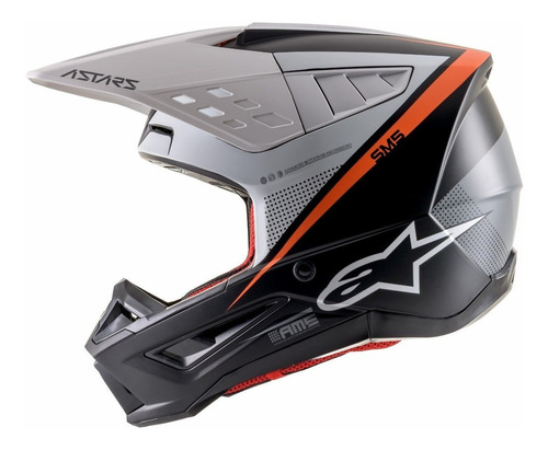 Casco Cross Alpinestars Supertech S-m5 Rayon - Fas Motos