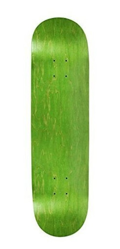 En Blanco  tabla De Skate (  stained Verde  8.25 