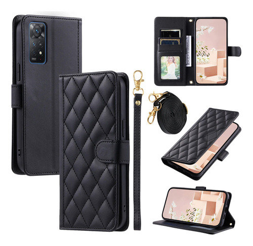 Funda De Piel Crossbody Cards Solt Wallet For Xiaomi