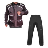 Conjunto Cordura Moto Campera Y Pantalón Gp23 Protecciones T