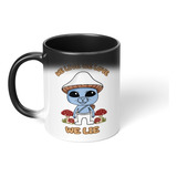 Taza Magica Cambia Color Meme Gato Pitufo