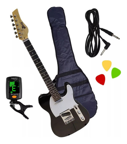 Combo Telecaster Egt 10 Guitarra Eléctrica Funda Accesorios