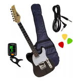 Combo Telecaster Egt 10 Guitarra Eléctrica Funda Accesorios