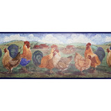 Guarda Vinilica  Importada 74502 Gallinas 24 X 457 Cm Soul