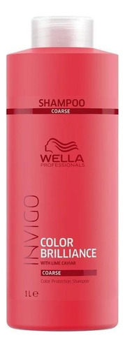 Shampoo Wella Brilliance Invigo 1000 Ml Protección De Color