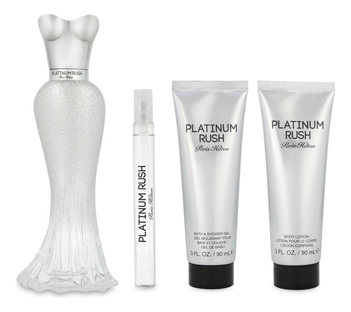 Set Paris Hilton Paris Hilton Platinum Rush 4 Pzs