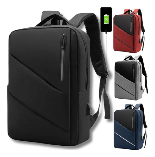 Mochila Notebook Impermeável Executiva Slim Faculdade Viagem