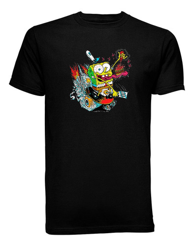 Playera T-shirt Bob Esponja Turbo Tazo