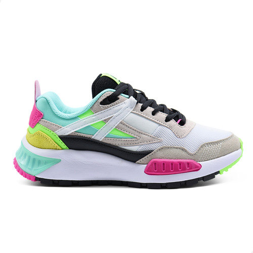 Tenis Fila Para Mujer Sneakers Setona Viz Multicolor And24