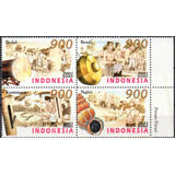 Indonésia - Instrumentos Musicais - 2001 - S/completa