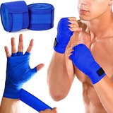 2 Bandagem Elástica Artes Marciais Luta Esporte Protetor Mão