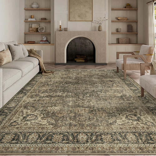 2.7x3.6m Alfombras Sala Tapetes Para Cuartos Clásico Vintage