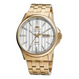 Relógio Orient Automatic Dourado 469gp043f S1kx Cor Do Fundo Branco
