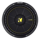 Subwoofer Kicker 44cwcs124 Compc Cwcs124 12 Pulgadas 600 Watts Máximo 300 Watts Rms 4 Ohms Bobina Sencilla Color Negro