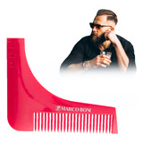 Pente Alinhador Para Barba Contorno Profissional Barbear