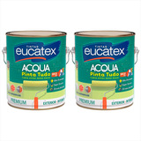 Tinta Epóxi Eucatex Branca 3,6 L Antimofo Kit C/2