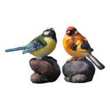 Adornos Con Figuras De Pájaros, 2 Unidades