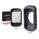 Kit Capa + Pelicula Nanovidro Para Garmin Edge 530 830