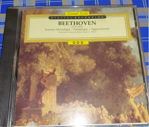 Beethoven Sonatas Moonlight Pathetique Appassionata  Cd