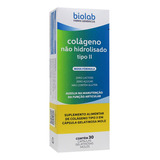 Colágeno Não Hidrolisado Tipo Ii 30 Cápsulas - Biolab