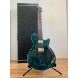 Godin Lgx Aaa 2002 Transparent Blue