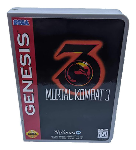 Mortal Kombat 3 Repro Con Caja Para Sega Genesis 