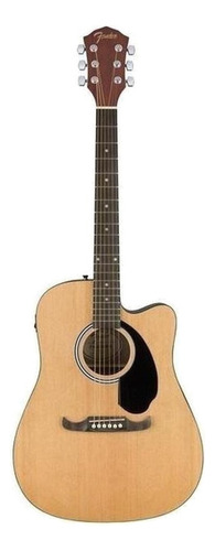 Violão Eletroacústica Fender Alternative Fa-125ce Para Destros Natural Nogueira Brilhante