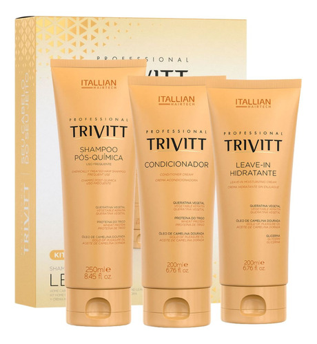 Kit Trivitt Home Care Shampoo Condicionador + Leaven Italian