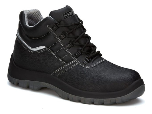 Botines Fiesta Prp50800 Negro Punta Puntera Acero