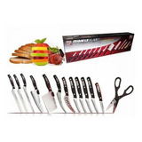 Set Cuchillos Corte Profesional 13 Piezas Con Tijeras