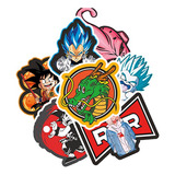 Pack Calcos Dragon Ball - Stickers Apum Resistentes Al Agua