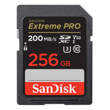 Cartão Sdxc 256gb Sandisk Extreme Pro 200mb/s 4k Original