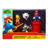 Set De Diorama Calabozos Super Mario