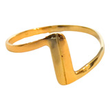 Anillo Oro 18k Bicolor 1,20 Clasico Moderno Estuche Garantia