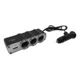 Triple Adaptador 3 Bocas 12v 24v + 1 Cargador Usb Para Auto 