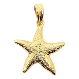 Dije Estrella De Mar Oro Italiano Ley 750 18k