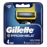 Gillette Fusion Proshield Repuestos Afeitadora X 4 Cartuchos