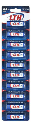 Paquete Blister 10 Pilas Aa Alcalinas 1.5v Lth Max Duracion