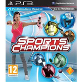 Jogo Sports Champions Ps3 Playstation Move Sony