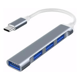 Adaptador Extension Hub Type Tipo C A 4 Puertos Usb3.0 5gbsp