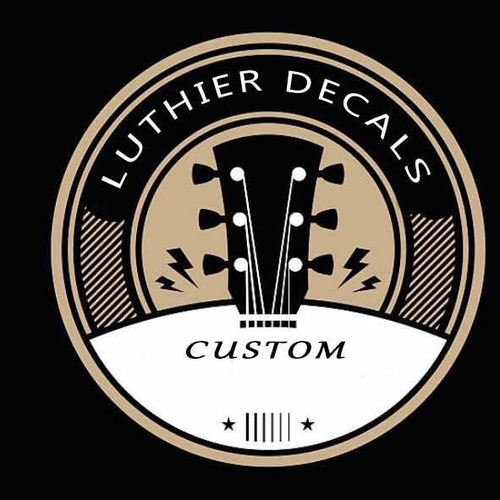 / Waterslide Luthier Decal / Fender, Gibson, Customizables.