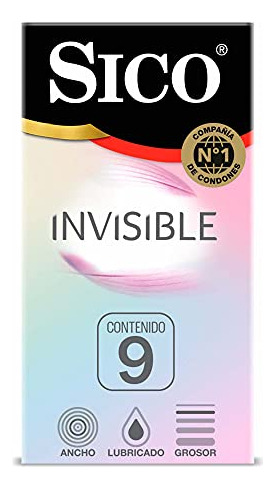 Sico Invisible Condones Ultra Delgados