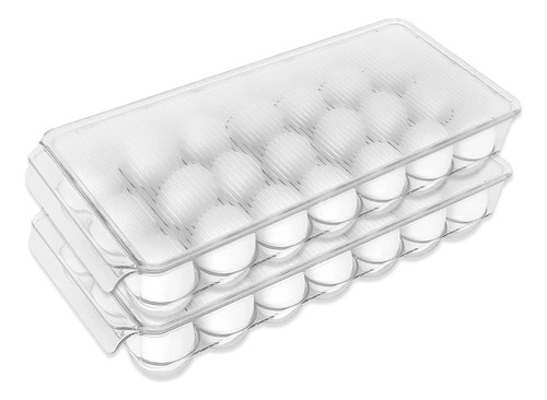 2 Paquete Soporte De Huevos Para Refrigerador, Contenedor