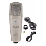 Microfono Condenser Behringer C1 Usb Podcast Home Cuo