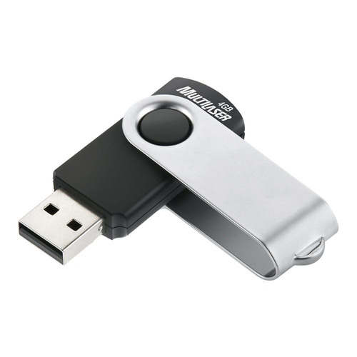 Pen Drive Multilaser Pd586 Twist 2 04 Gb Usb 2.0 Preto