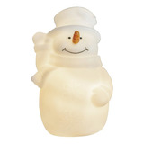 Enfeite Natal Boneco De Neve Led Alasca Com Pilha Taschibra