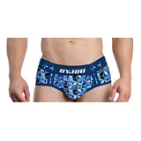 Trusa Brief Byjou Mod. Andy Cuadros Azules 